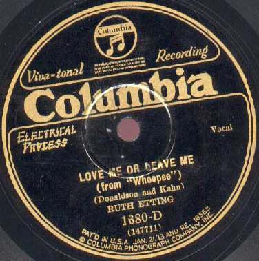 78-Love Me Or Leave Me - Columbia 1680-D